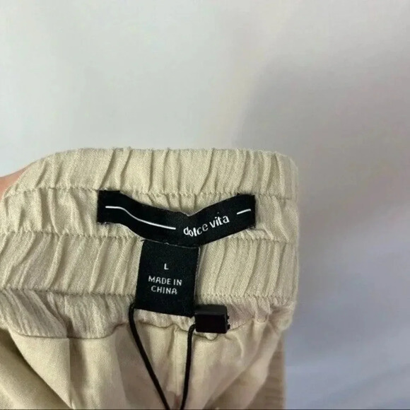 Dolce Vita Sand Tassel Side June Soft Shorts L $78 - Picture 6 of 6